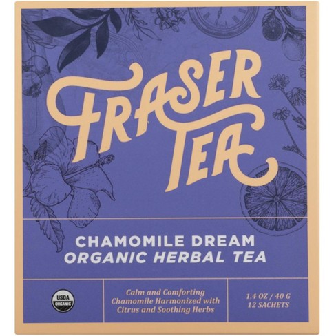 Fraser Tea Tea Chamomile Dream Organic - Pack Of 6 - 1.4 Oz : Target