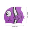 Unique Bargains Kid's Silicone Cartoon Pattern Swim Cap 1 Pc - 4 of 4