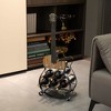 Vintiquewise Guitar Shape 5-Bottle Wine Rack - Vintage Decorative Freestanding Wine Holder and Storage Organizer - 2 of 4
