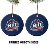 New Jersey Institute of Technology Primary Logo Porcelain Holiday Christmas Tree Ornament - 2 of 4