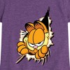 Girls' - Garfield - Peeking Out Fitted Short Sleeve Graphic T-Shirt - 2 of 4