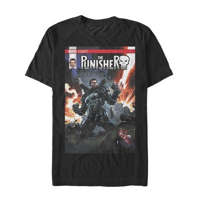 Men's Marvel Legacy Punisher Battle T-shirt : Target