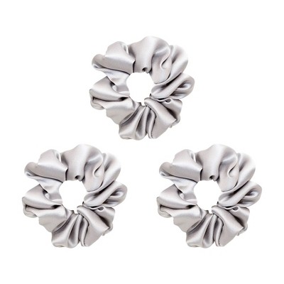 LA Glam Co. Hollywood Halo 100% Silk Scrunchies - 3-Pack