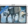 Trends International Star Wars: Hoth - AT-AT Battle Framed Wall Poster Prints - 3 of 4