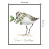Amanti Art Christmas Sandpiper II by Lucca Sheppard Canvas Wall Art Print Framed 23-in. x 28-in. - 4 of 4