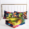 Boersma Cute Frog Guitar Comforter Set Queen Size, Mushroom 3 Piece Bedding Set for Kids, Cartoon Comforter for Room Decor - 4 of 4