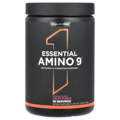Rule One Proteins Essential Amino 9, Fruit Punch, 11.64 oz (330 g)