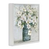 Stupell Industries White Geranium Bouquet Blossoming Flower Arrangement Vase, 12" x 12" - 3 of 4
