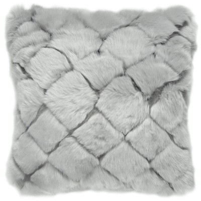 20"x20" Square Polyester Filled Pillow Gray - Rizzy Home