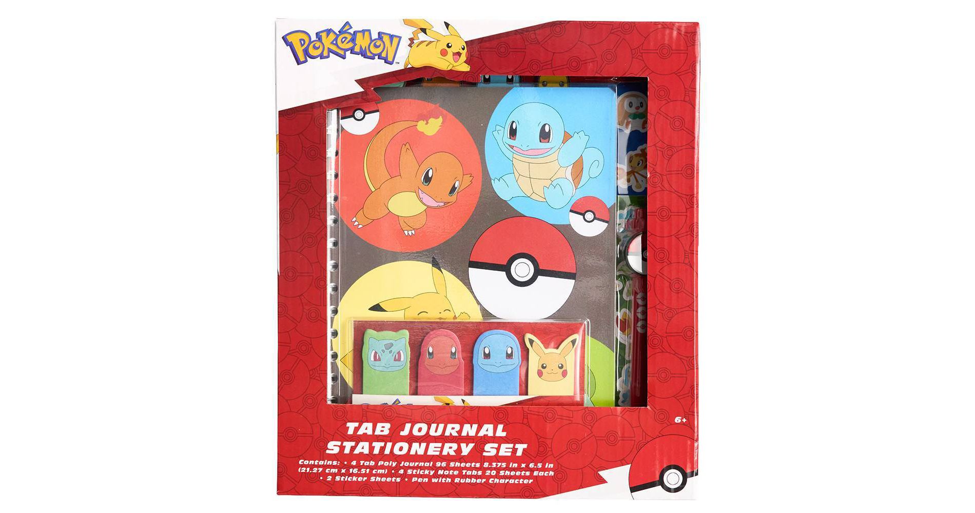 Pokemon Tab Journal Stationery Set