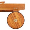 Solid Acacia wood Sunlounger vidaXL - 4 of 4