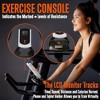 SQUATZ Stationary Exercise Bike with 8 Resistance Settings - Black - 4 of 4
