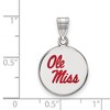 Black Bow Jewelry Sterling Silver Mississippi Rebels NCAA Medium Pendant - 2 of 3