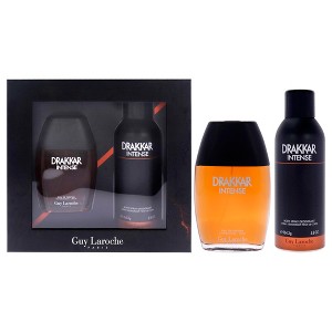 Drakkar Intense by Guy Laroche for Men - 2 Pc Gift Set 3.4oz EDP Spray, 6.7oz Body Spray Deodorant - 1 of 4