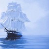 Old Modern Handicrafts Moonlight’s Reflection Canvas Print – James Brereton Maritime Night Seascape 35.04x23.23 in - 2 of 4