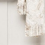 white against dark brown