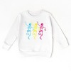 The Juniper Shop Three Skeletons Dancing Neon Toddler Sweatshirt - 2 of 4