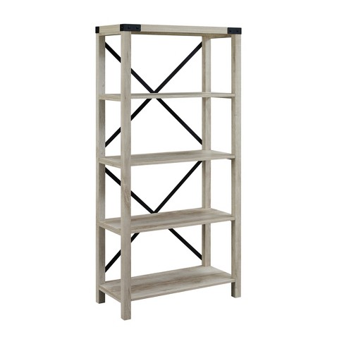 Farmhouse shop white bookcase