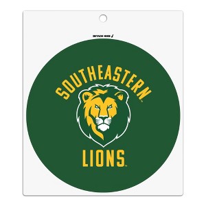 Southeastern Louisiana University Lions Logo Automotive Car Refrigerator Locker Vinyl Circle Magnet - 1 of 4