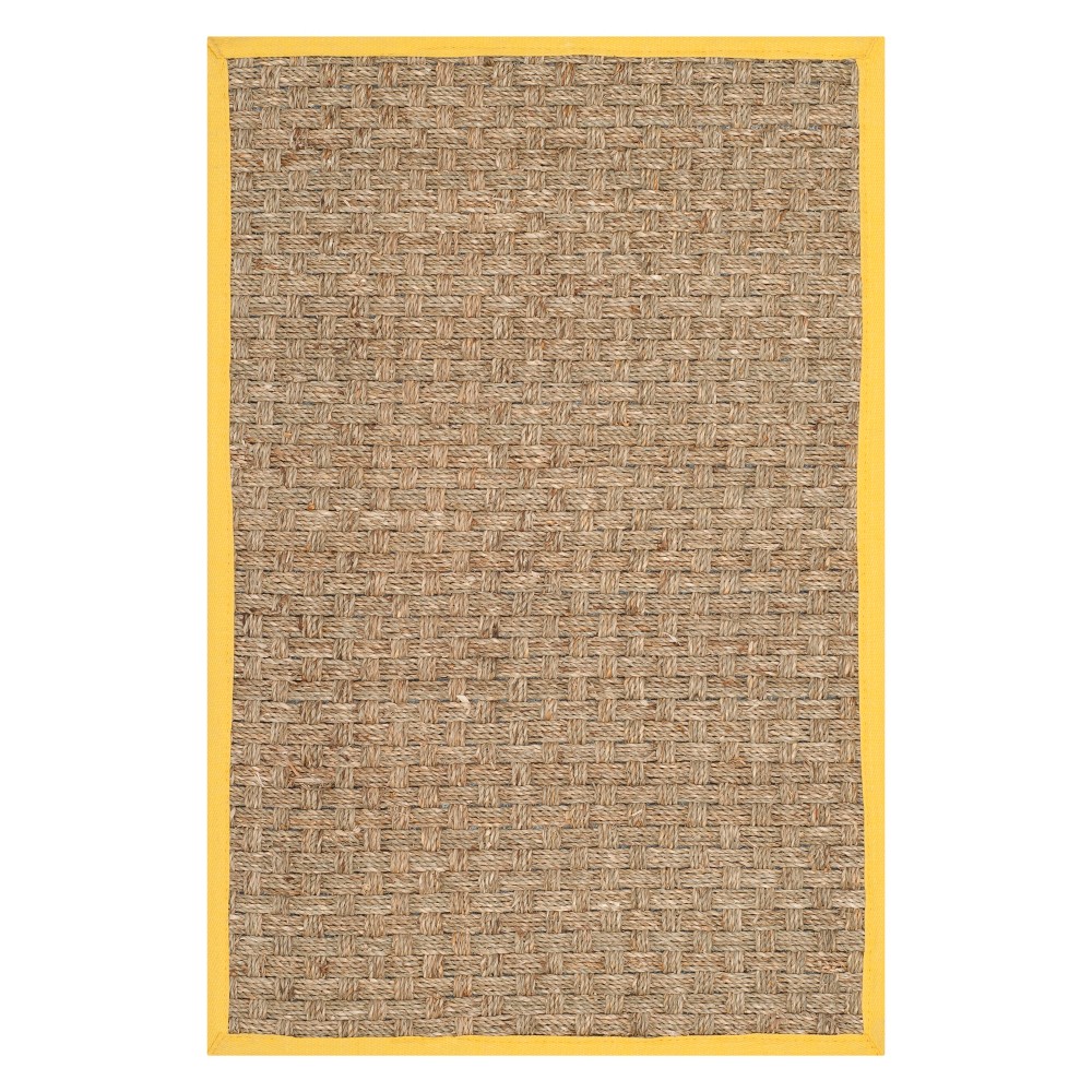 2'x3' Solid Loomed Accent Rug Natural/Gold - Safavieh