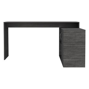 Chery Life Axis Modern L-Shaped Computer Desk with Open & Closed Storage - 1 of 4