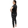 Harry Potter Women's Juniors Hogwarts Crest Foil Print Jogger Pajama Set - 3 of 3