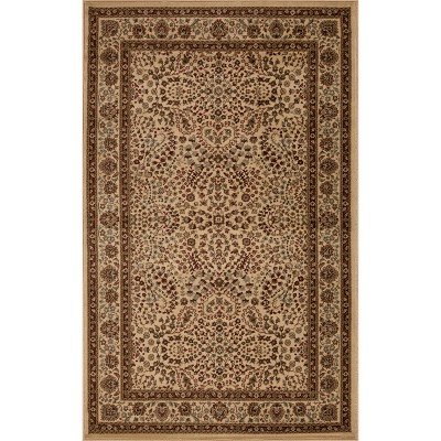 Traditional Floral Medallion Ornamental Indoor Runner Area Rug by Blue Nile Mills