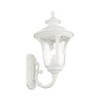 Livex Lighting Oxford 1 - Light Wall Light in  Textured White - 4 of 4