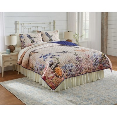 BrylaneHome Fluttering Splendor Quilt