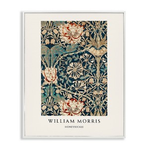 Stupell Industries William Morris Honeysuckle Pattern Framed Giclee Art - 1 of 4