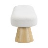 Vynxaria 64" Upholstered Dining Bench ¨C Versatile Boucle Ottoman for Any Space - 3 of 4