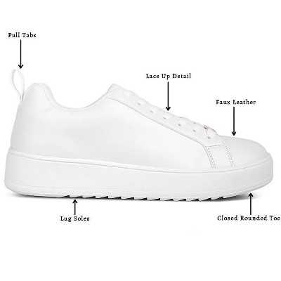 Женские кроссовки London Rag Womens Rouxy Faux Leather Sneakers 8 — фото 5