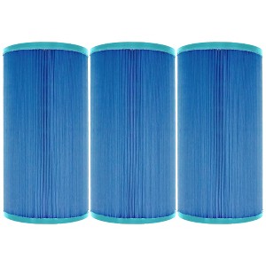 Hurricane 3 Pack HF5345 Elite Aseptic Spa Filter Cartridge for PLB-S-50, Unicel C-5345, Filbur FC-2970M, Leisure Bay, Dynasty Spas, Waterway, Rainbow - 1 of 4