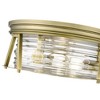 Cape Harbor 3-Light Flushmount Ceiling Light - Steel, Dimmable, Nautical Chic Design - 4 of 4