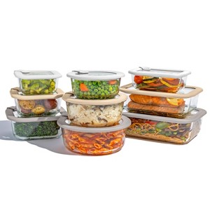 Bentgo 18pc Glass Signature Glass Food Storage Set - 1 of 4