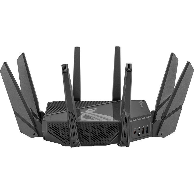 Asus ROG Rapture GT-AXE16000 Wi-Fi 6E IEEE 802.11ax Ethernet Wireless Router - Quad Band - 2.40 GHz ISM Band - 6 GHz UNII Band, 4 of 6