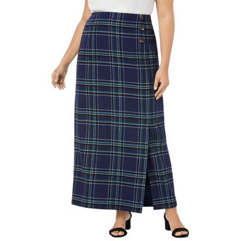 sympati Et centralt værktøj, der spiller en vigtig rolle hund Jessica London Women's Plus Size Side-button Wool Skirt : Target