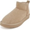 Soda Women's Mute Faux Fur Lined Mini Boot - 2 of 4