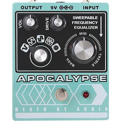 DEATH BY AUDIO Apocalypse Fuzz Effects Pedal Pale Green