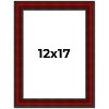 PosterPalooza | Weathered Red Picture Frame - UV Acrylic, Foam Board Backing, Hanging Hardware - 2 of 4