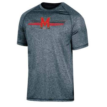 NCAA Maryland Terrapins Men's Gray Poly T-Shirt