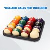 GSE Black Plastic Pool Balls Carrying Tray, Billiard Ball Storage Tray for Regulation Size Billiard Balls - 2 of 4