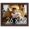 PosterPalooza | Minimalist Brown Picture Frame - UV Acrylic, Backing Board, Hanging Hardware Included - 2 of 4