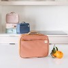 3 Sprouts Kids Recycled Fabric Lunch Bag - Rust - 2 of 4