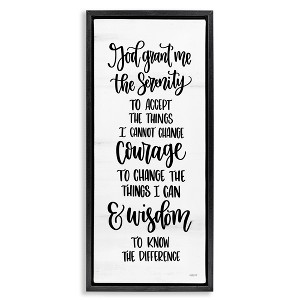 Stupell Industries Religious Serenity Courage & Wisdom, 11" x 25" - 1 of 4