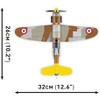 COBI Historical Collection World War II Dewoitine D.520 Plane - 3 of 4