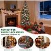 Realistic Artificial Christmas Trees Bushy Christmas Tree Pine Tree with Metal Stand, Spruce Branches Xmas Tree Indoor Outdoor Festival Decorations - 3 of 4