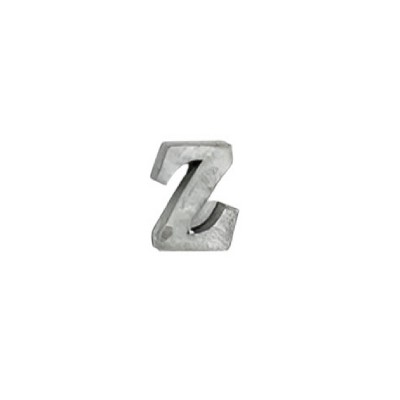 Slickblue Zinc Alphabet Letters, Individual A-Z & "&" Symbol, Wall Letters, Modern, Silver, 2.5"x2" Each