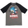 Sonic the Hedgehog Big Boys 3 Pack Graphic T-Shirts Black / Gray / Red 14-16 - 4 of 4