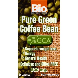 Bio Nutrition Coffee Bean Gel Caps, Pure Green, 50 Count - 1 of 4